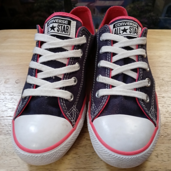 🏀😘CONVERSE ALL STAR LADY WEAR⛵SIZE 6,PINK,BLACK,WHITE COLOR.🌅 - Picture 11 of 16
